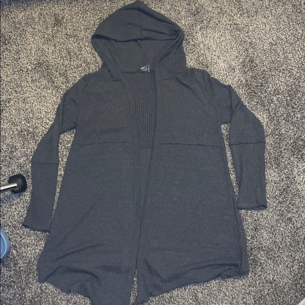 Cardigan with hood